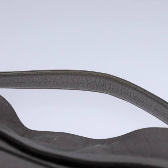 BURBERRY Blue Label Shoulder Bag Leather Gray Auth ti2581 - Picture 8 of 16